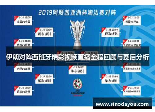 伊朗对阵西班牙精彩视频直播全程回顾与赛后分析